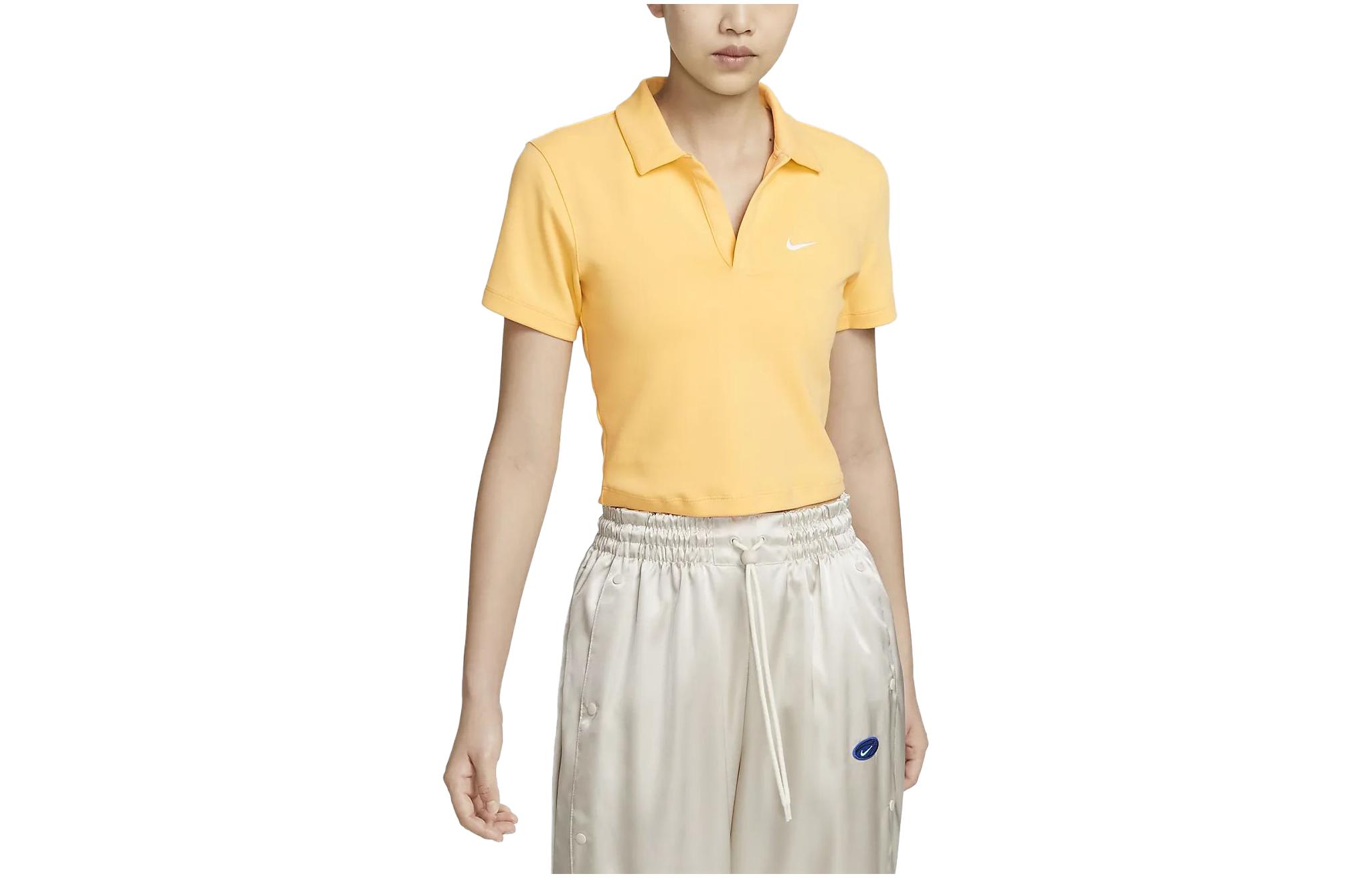 

Спортивная одежда Essentials Series поло для женщин элегантный топаз Nike, желтый