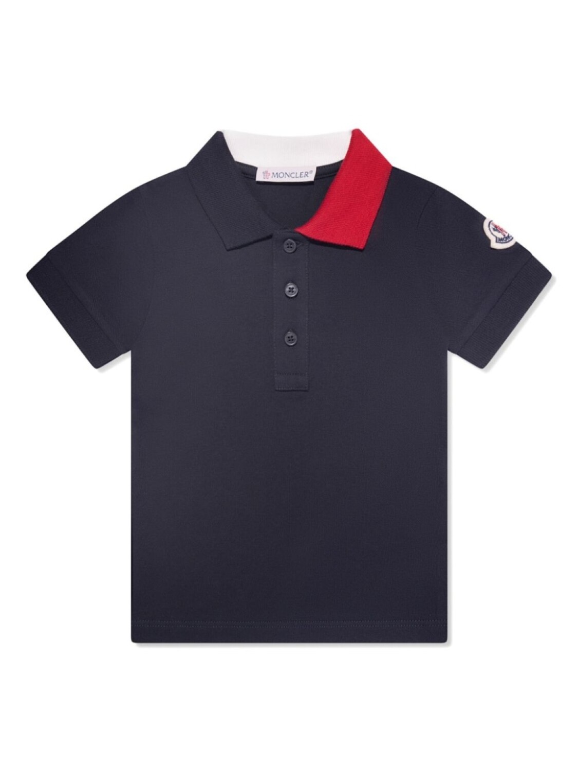 

Moncler Enfant рубашка поло с логотипом, синий