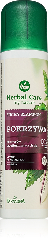 

Сухой шампунь Herbal Care с крапивой для жирных волос Farmona, 180 мл