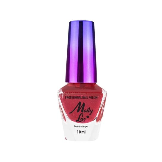 

Лак для ногтей, оттенок 197 Red Glitter, 10 мл Molly Lac