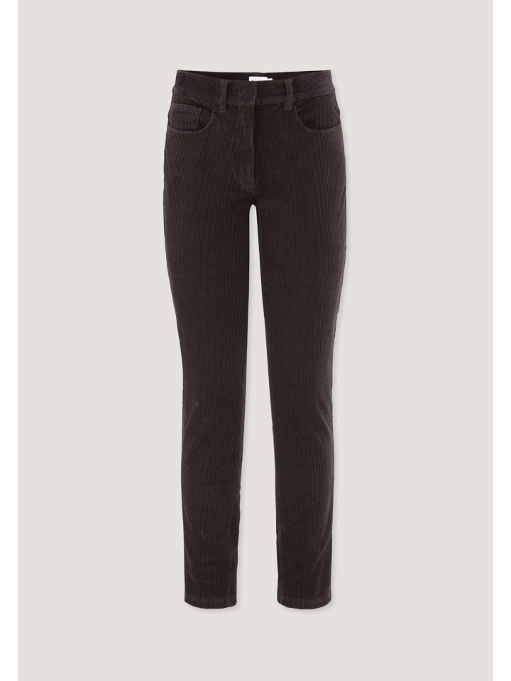 

Hessnatur Узкие брюки из вельвета, цвет ежевика