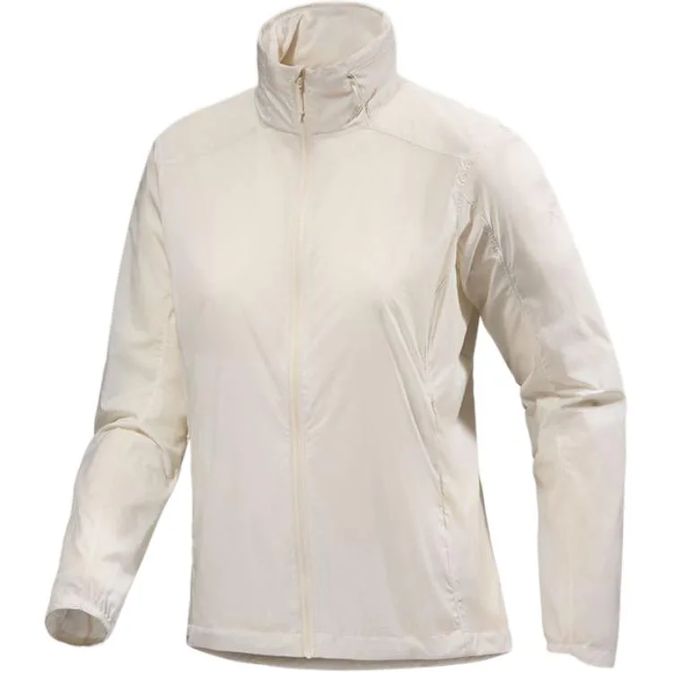 Ветровка женская водонепроницаемая и дышащая Arcteryx, Polar White/Arctic Silk