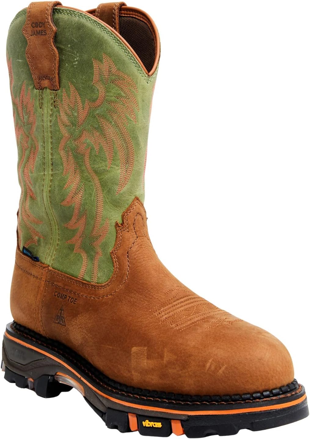 

Мужские водонепроницаемые ботинки Cody James Decimator 11 High Hopes с подошвой Vibram - Bcjcwrpw52, зеленый