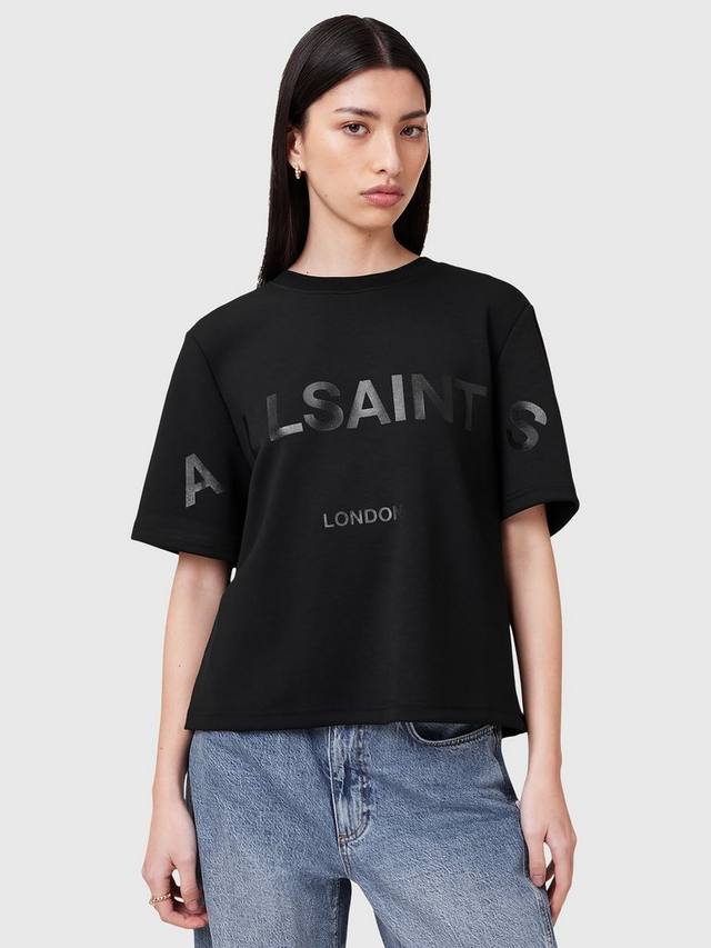 

Футболка с логотипом lini biggy AllSaints, черный