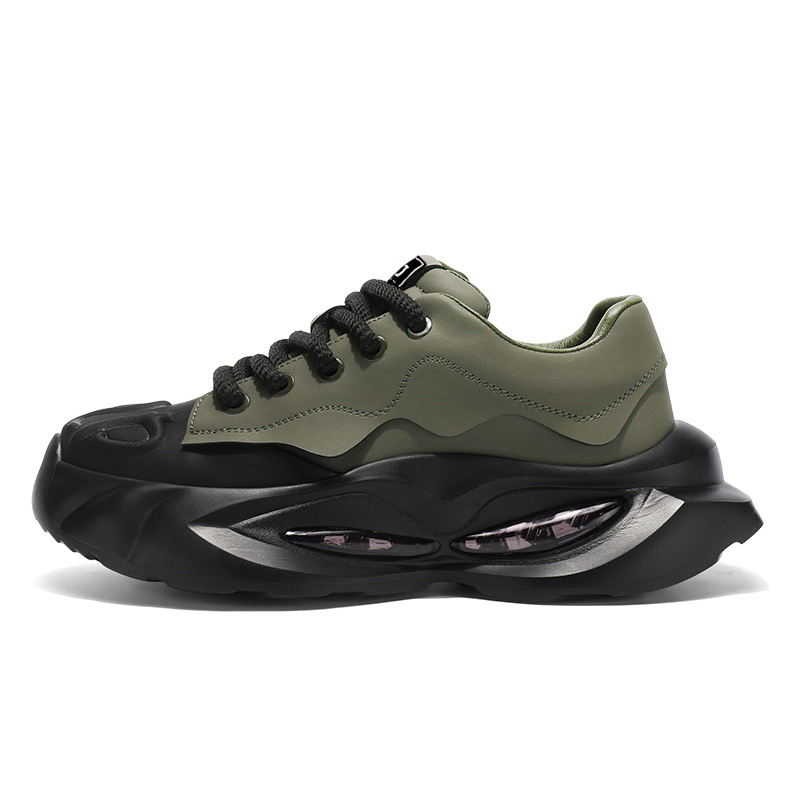 

URBAN AUTHENTIC Скользоустойчивые массивные низкие кроссовки мужские зеленые, цвет Green