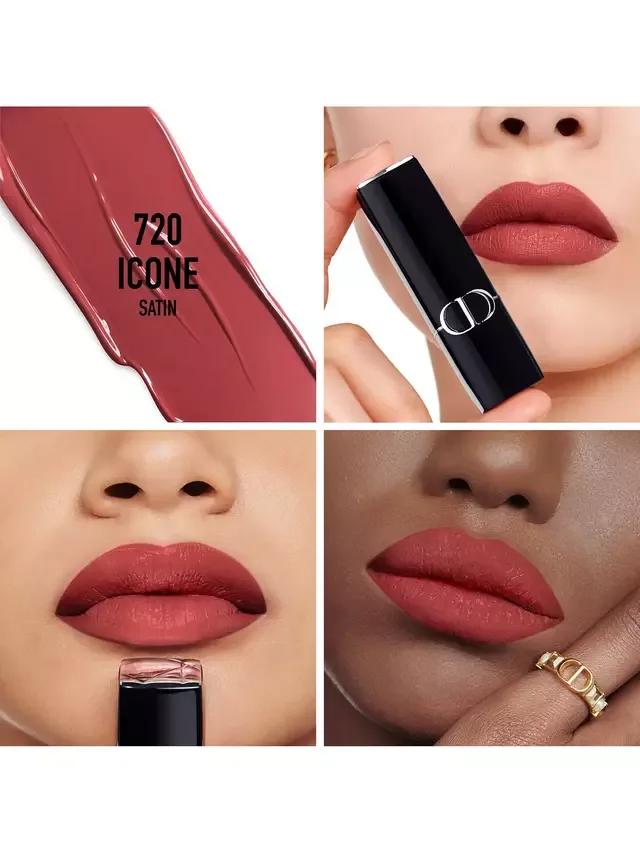Сменный блок помады Rouge Dior Couture Colour Lipstick - сатиновое покрытие DIOR, 720 Icone — фото 2