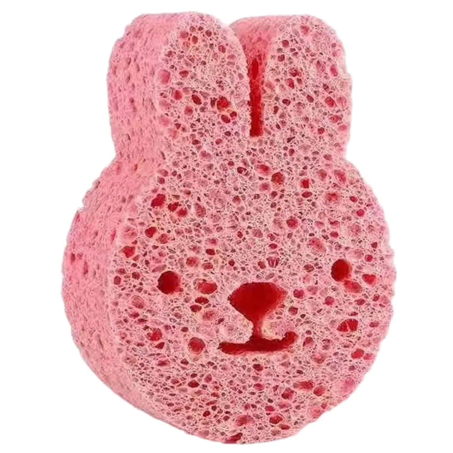 Детская губка для ванны из хлопка и древесной массы Generisch, Pink