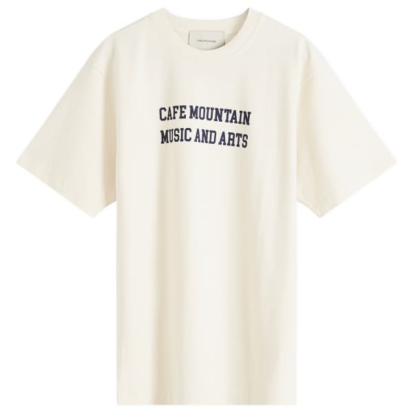 

Футболка с музыкой и искусством Café Mountain, мультиколор
