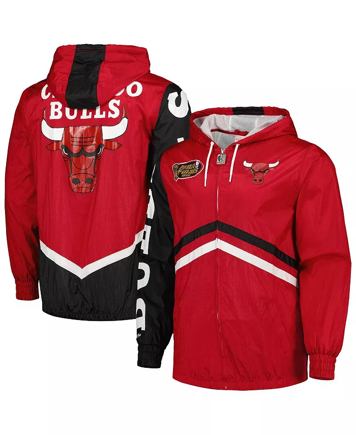 

Мужская ветровка Chicago Bulls Undeniable на молнии красного цвета Mitchell & Ness