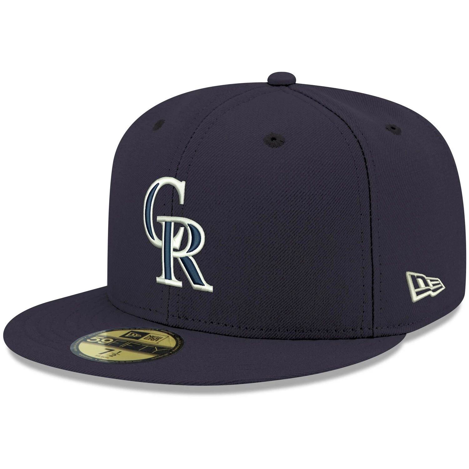 

Мужская шляпа New Era Navy Colorado Rockies Logo белая 59FIFTY