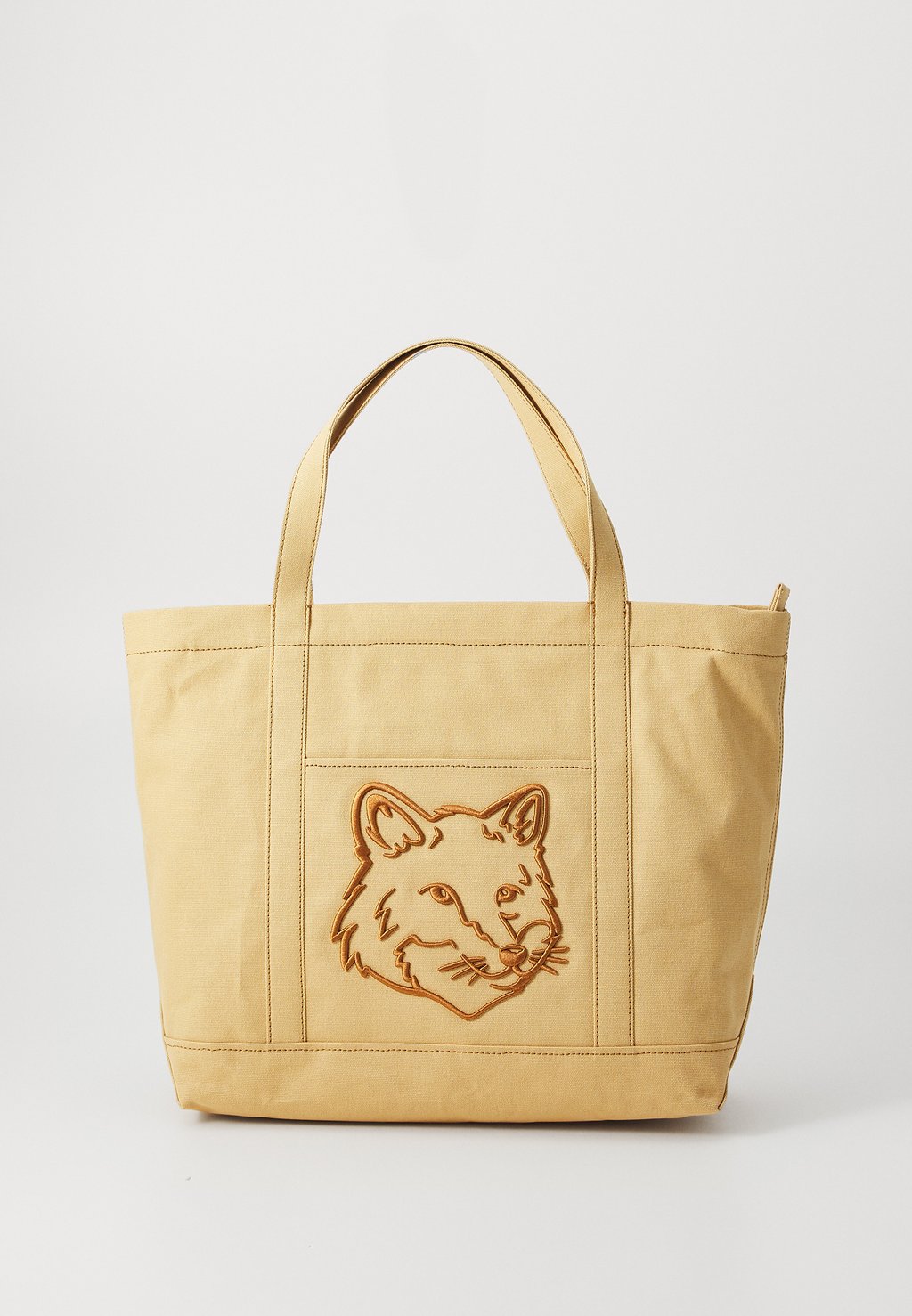 

Сумка для покупок FOX HEAD LARGE UNISEX Maison Kitsuné, светло-коричневый