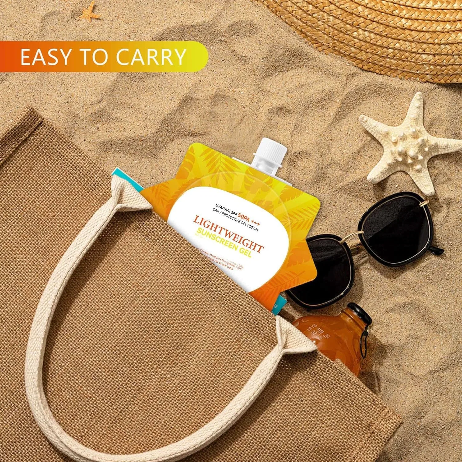 Солнцезащитный гель SPF 50+ от пота Mimoqk — фото 4