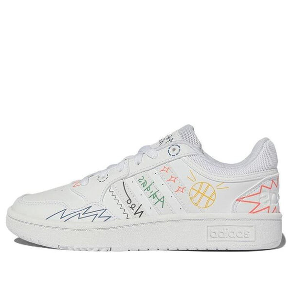 

Кроссовки neo hoops 3.0 каракули Adidas, белый