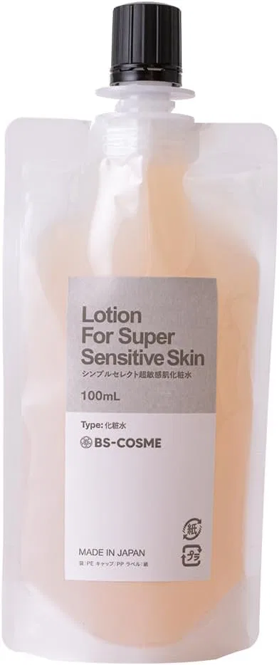 Лосьон для тела увлажняющий для чувствительной кожи Bs-Cosme Simple Select, 100 мл