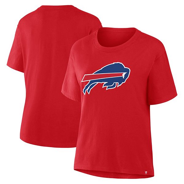 

Женская красная футболка Buffalo Bills Essential Legacy Fanatics, Красный, Женская красная футболка Buffalo Bills Essential Legacy Fanatics