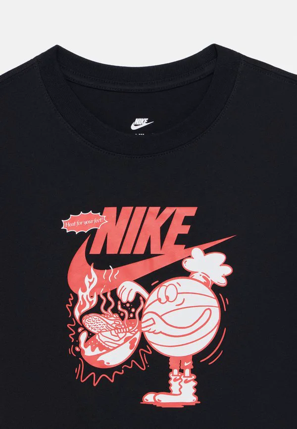 Футболка унисекс с принтом "фиолетовая рыба" Nike Sportswear, Black — фото 4