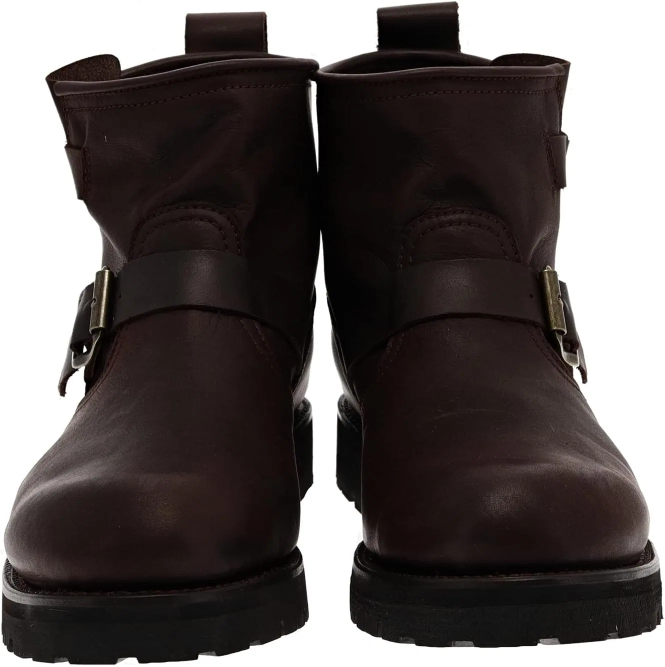 FB Fashion Boots FB Модные ботинки Унисекс Байкерские ботинки Road Trip Низкие Коричневые Инженерные ботинки Байкерские ботинки — фото 3