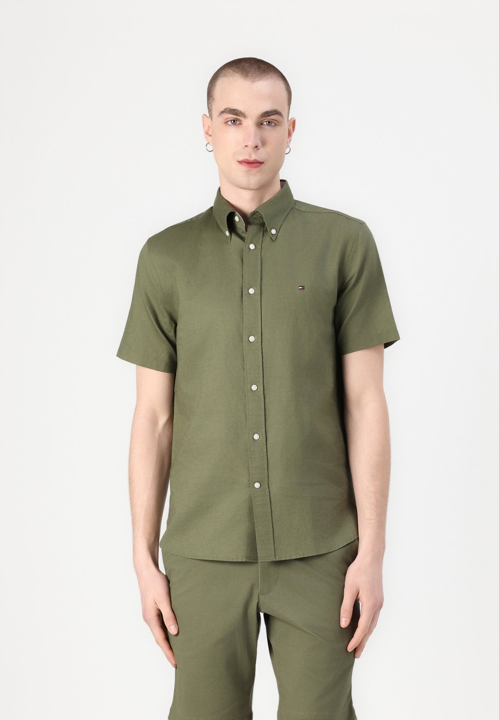 

Рубашка BLEND SOLID SHIRT Tommy Hilfiger, темно-зеленый