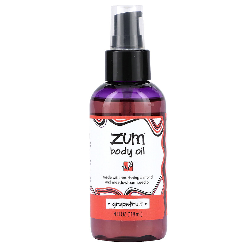

ZUM, Zum Body Oil, грейпфрут, 118 мл (4 жидк. унц.)