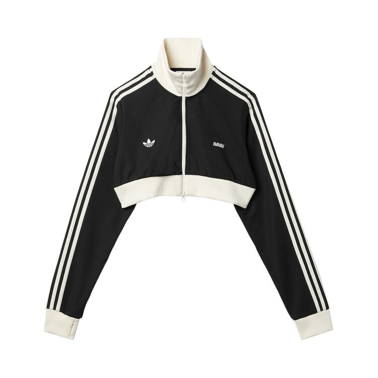 

Топ adidas x Avavav Cropped Track Top Black, черный