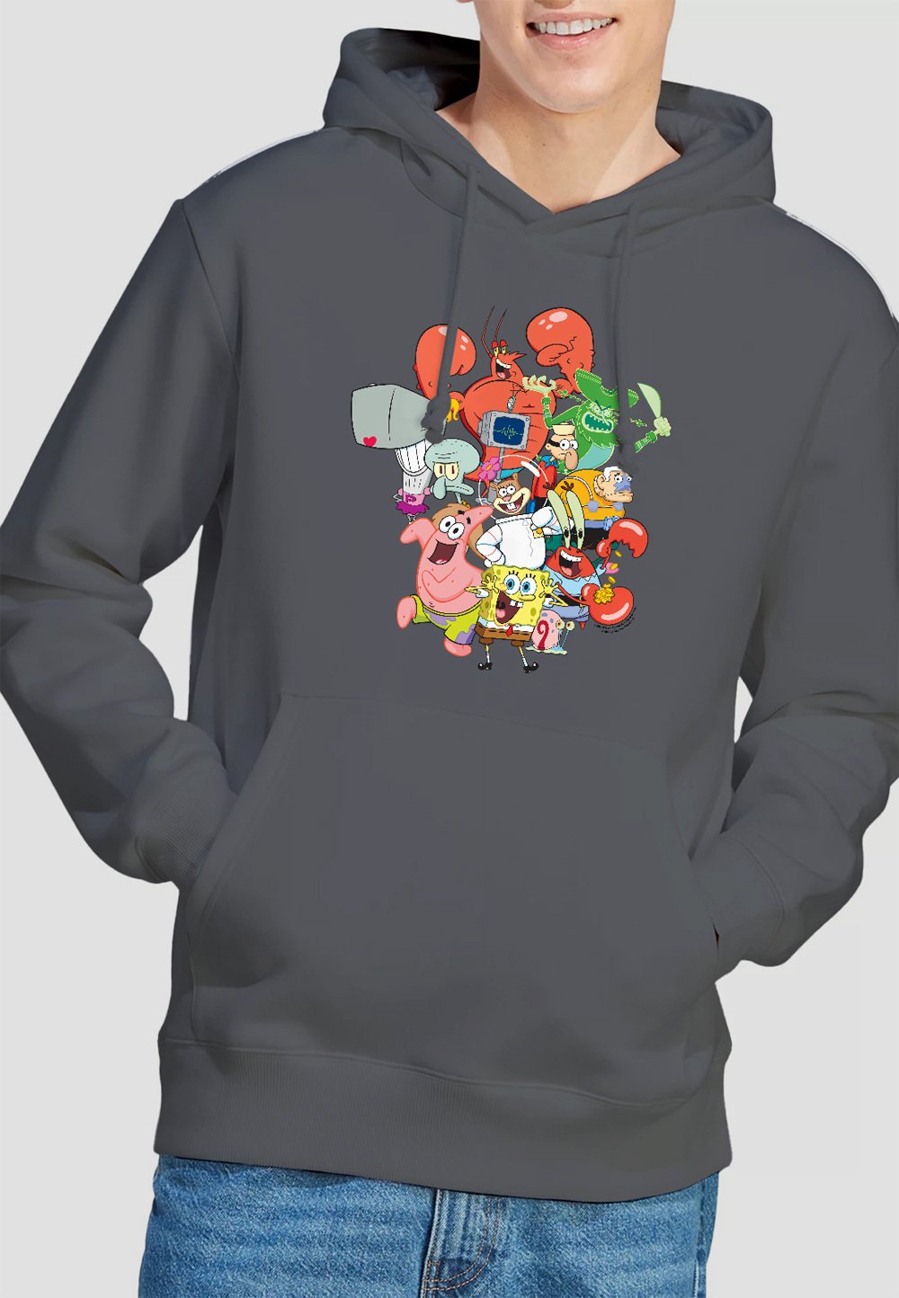 

Толстовка SPONGEBOB THE WHOLE GANG Cotton Soul, антрацит