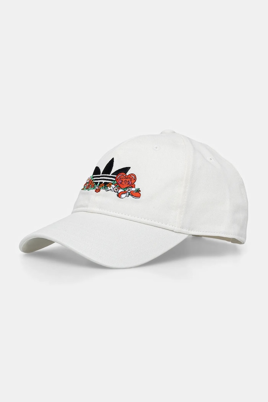 

Хлопковая кепка с козырьком Nelson Adidas Originals, белый