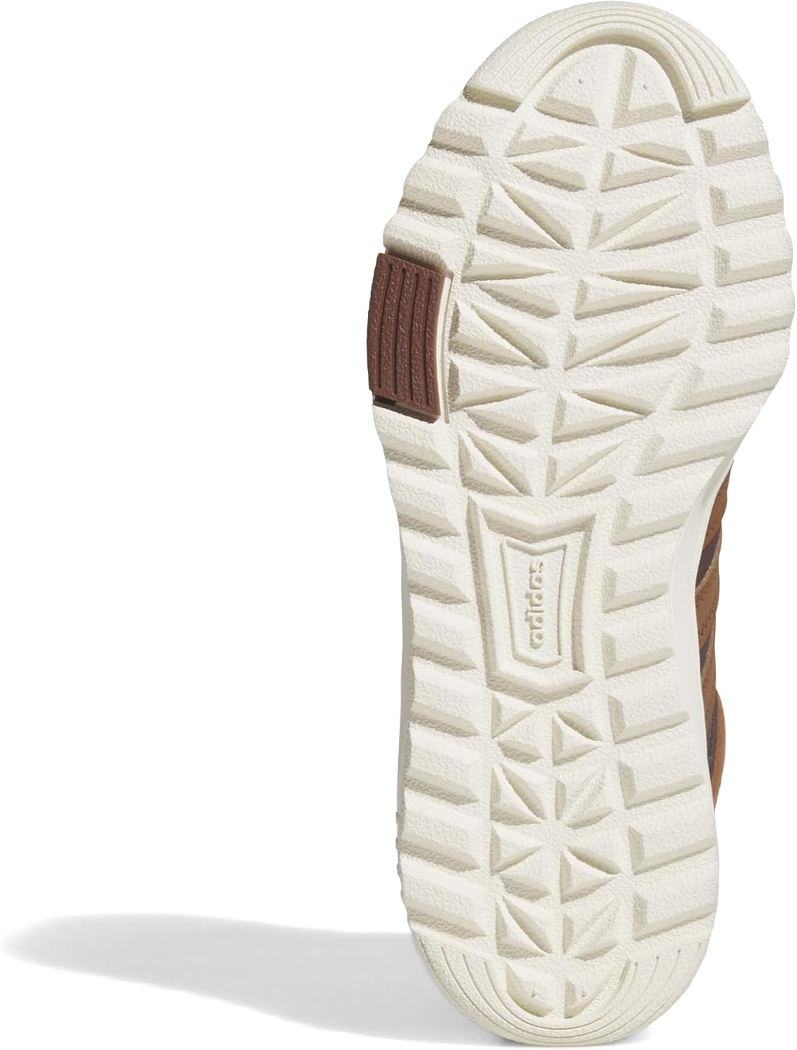 Детские кроссовки Adidas Baby-Boys Hoops 4.0 Mid Top, коричневый/кремовый — фото 3