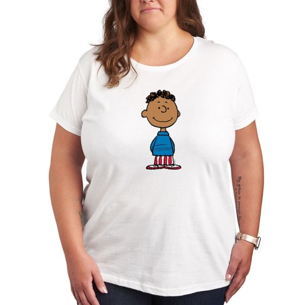 

Футболка с изображением американского флага от Peanuts Franklin Licensed Character, белый