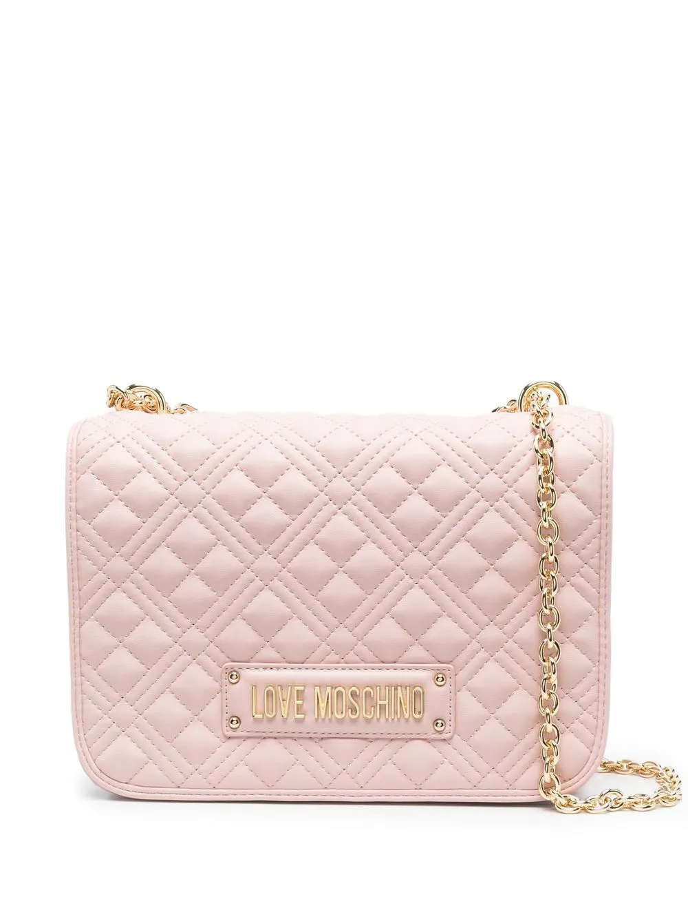 

Сумка на плечо с логотипом Love Moschino, розовый