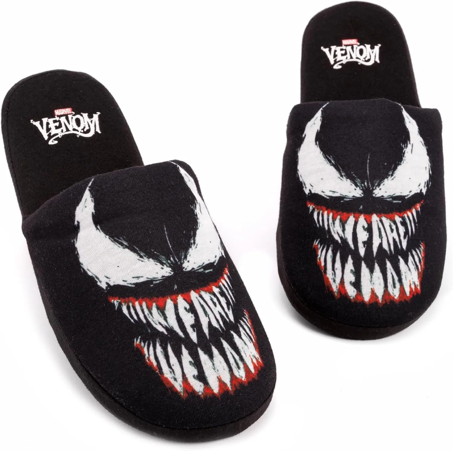 Мужские домашние тапочки Marvel Poison Slippers Alien Symbiote, тапочки, черный