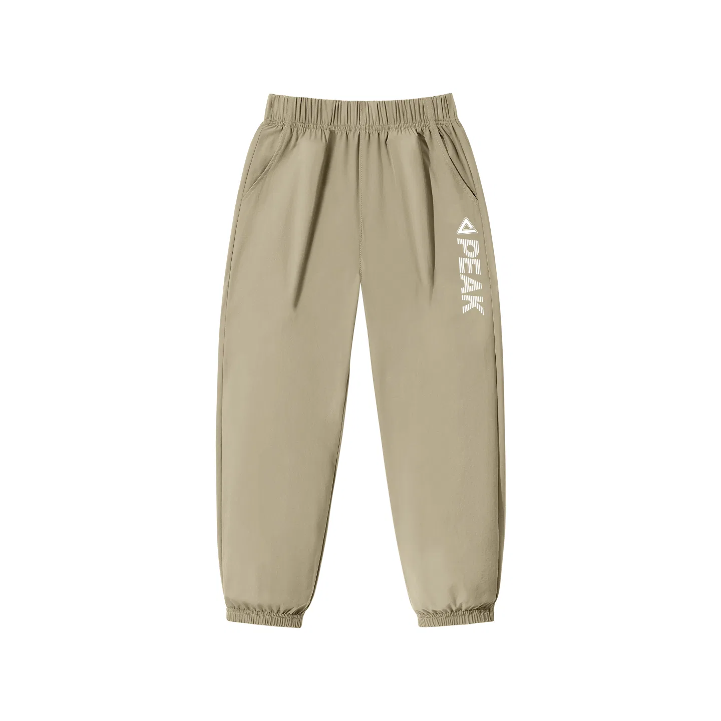 Детские быстросохнущие штаны PEAK Khaki/PK White