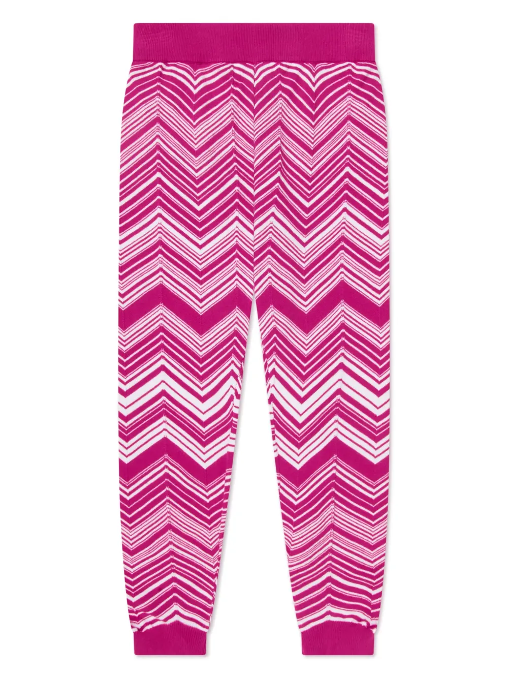 

Леггинсы с узором зигзаг Missoni Kids, розовый
