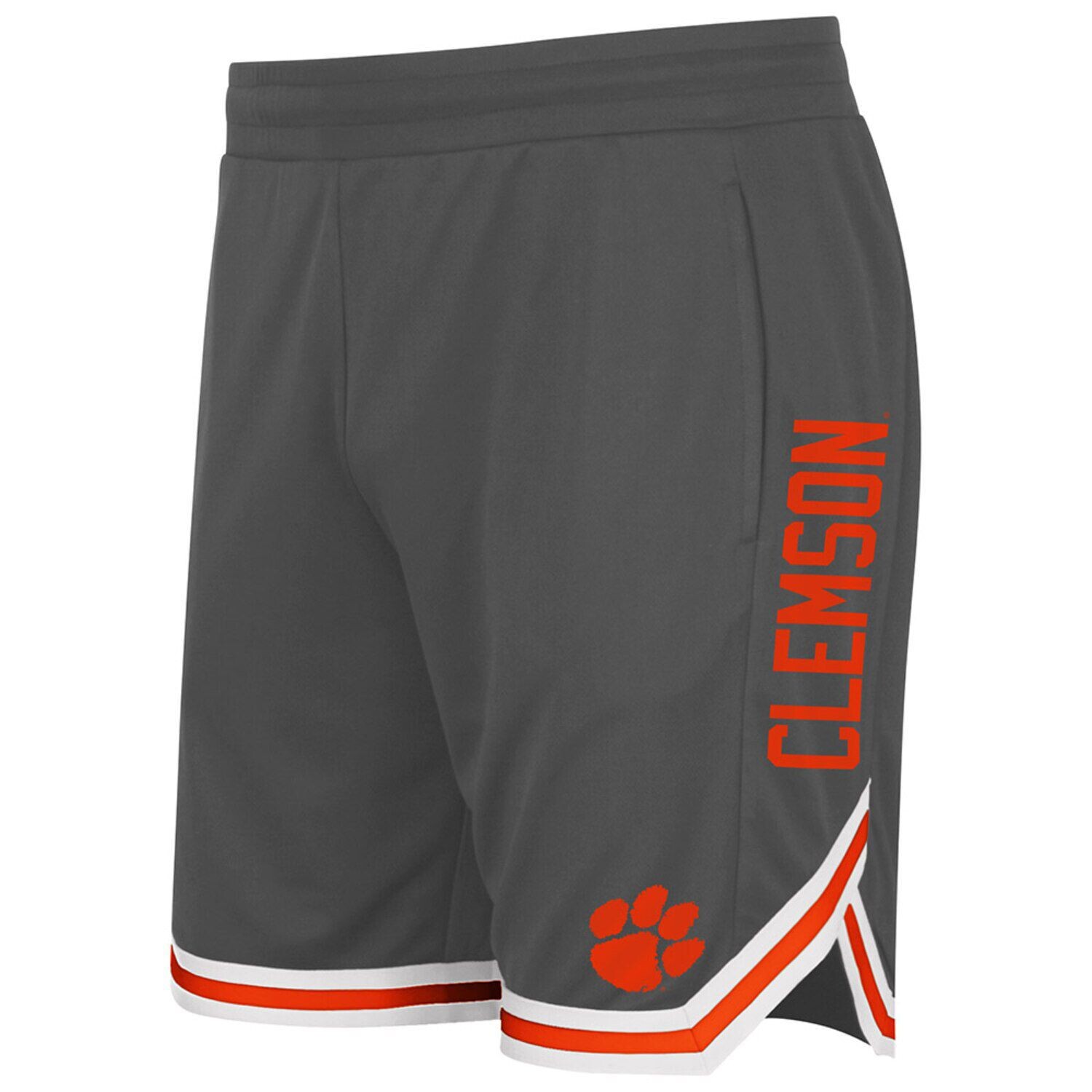 

Мужские темно-серые шорты Clemson Tigers Continuity Colosseum