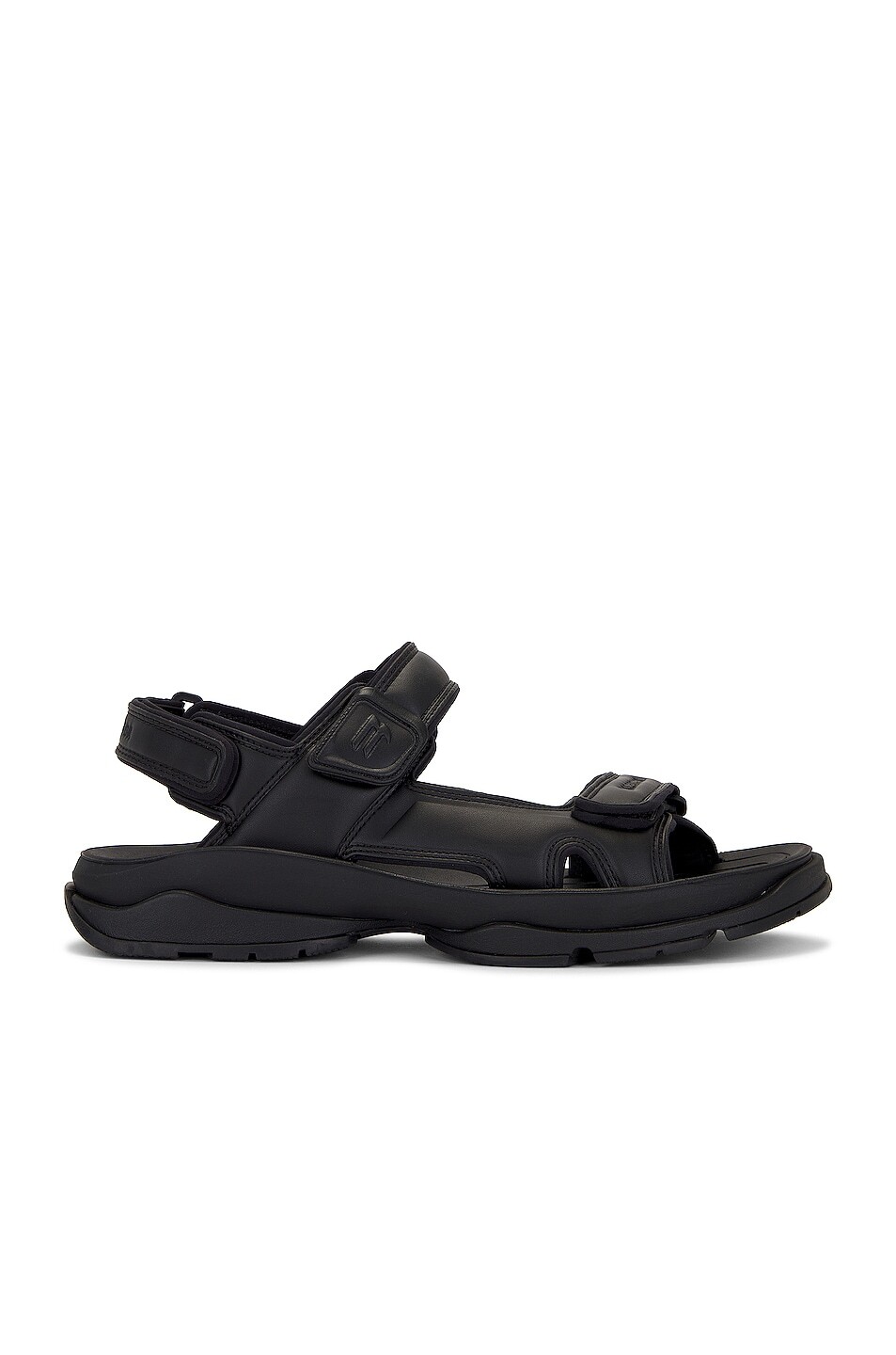 

Сандалии Balenciaga Tourist Fake Leather, черный