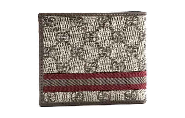 

GUCCI Кошелек, цвет эбеновое дерево/бежевый