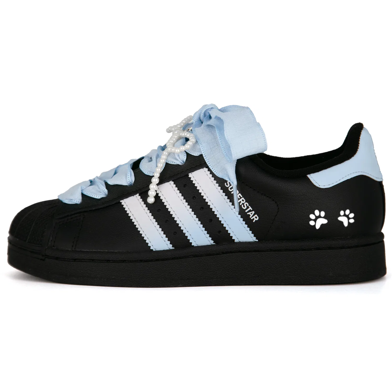 Кроссовки для скейтбординга Superstar 2 Under Mount Fuji Leather Low top Kids' Blue Unisex Adidas Originals