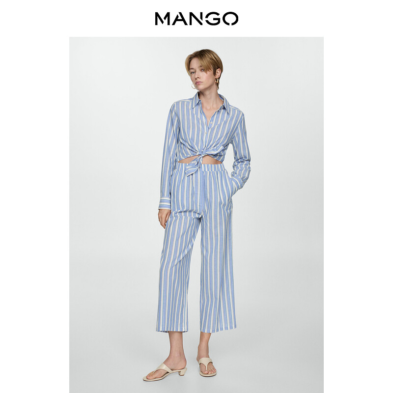 

Женский комбинезон Mango с длинными рукавами, синий