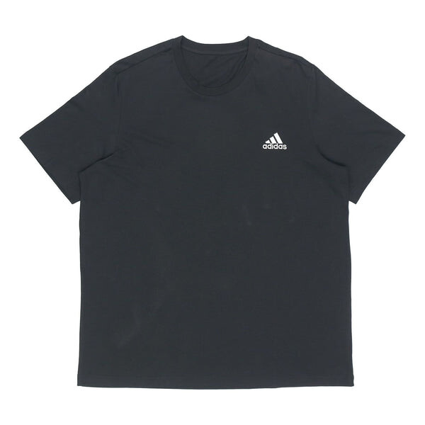 

Футболка m sl sj t logo sports круглый вырез короткий рукав Adidas, черный