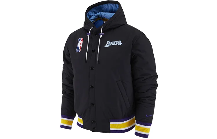 Куртка courtside Los Angeles Lakers Nike, черный