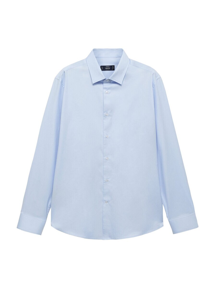 

Повседневная рубашка MANGO MAN Regular fit Button Up Shirt VEIRA, светло-синий