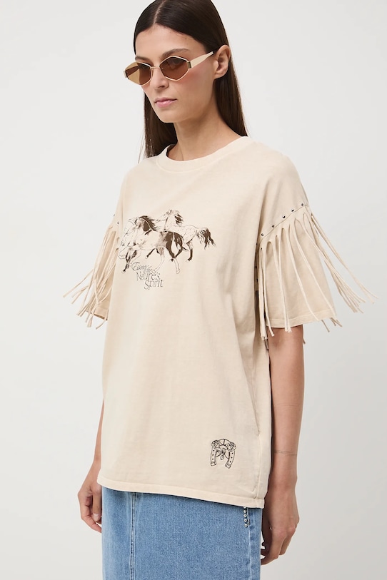 

Хлопковая футболка Medicine, бежевый