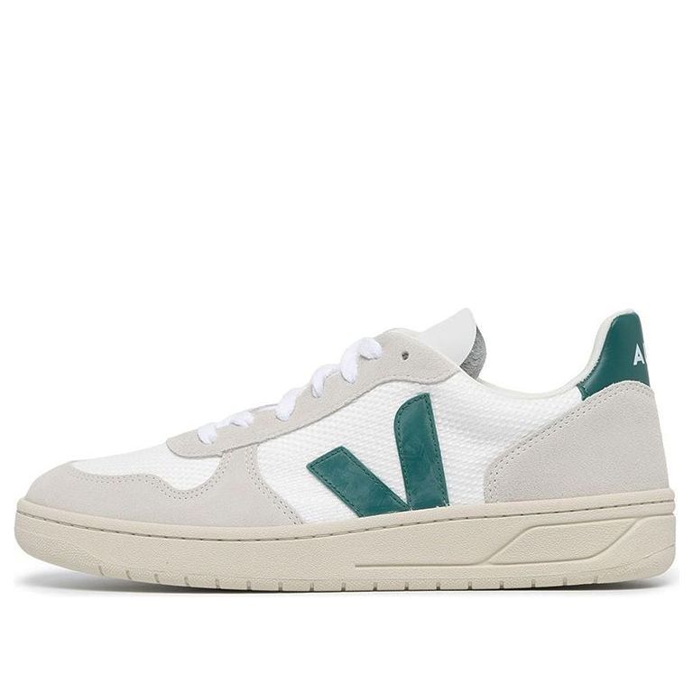 

Кроссовки Veja V-10 B-Mesh Lace-Up Sneakers 'White Beige Green', белый