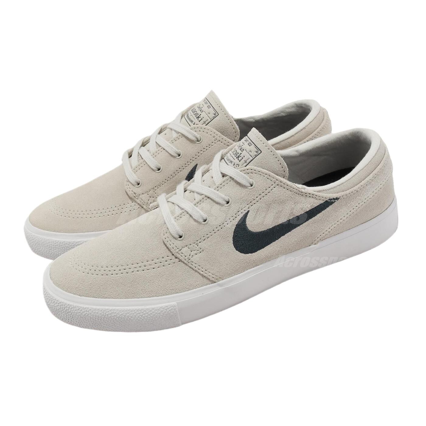 Кроссовки Nike SB Stefan Janoski Skateboarding Shoes Men Low-top Black, серый — фото 3
