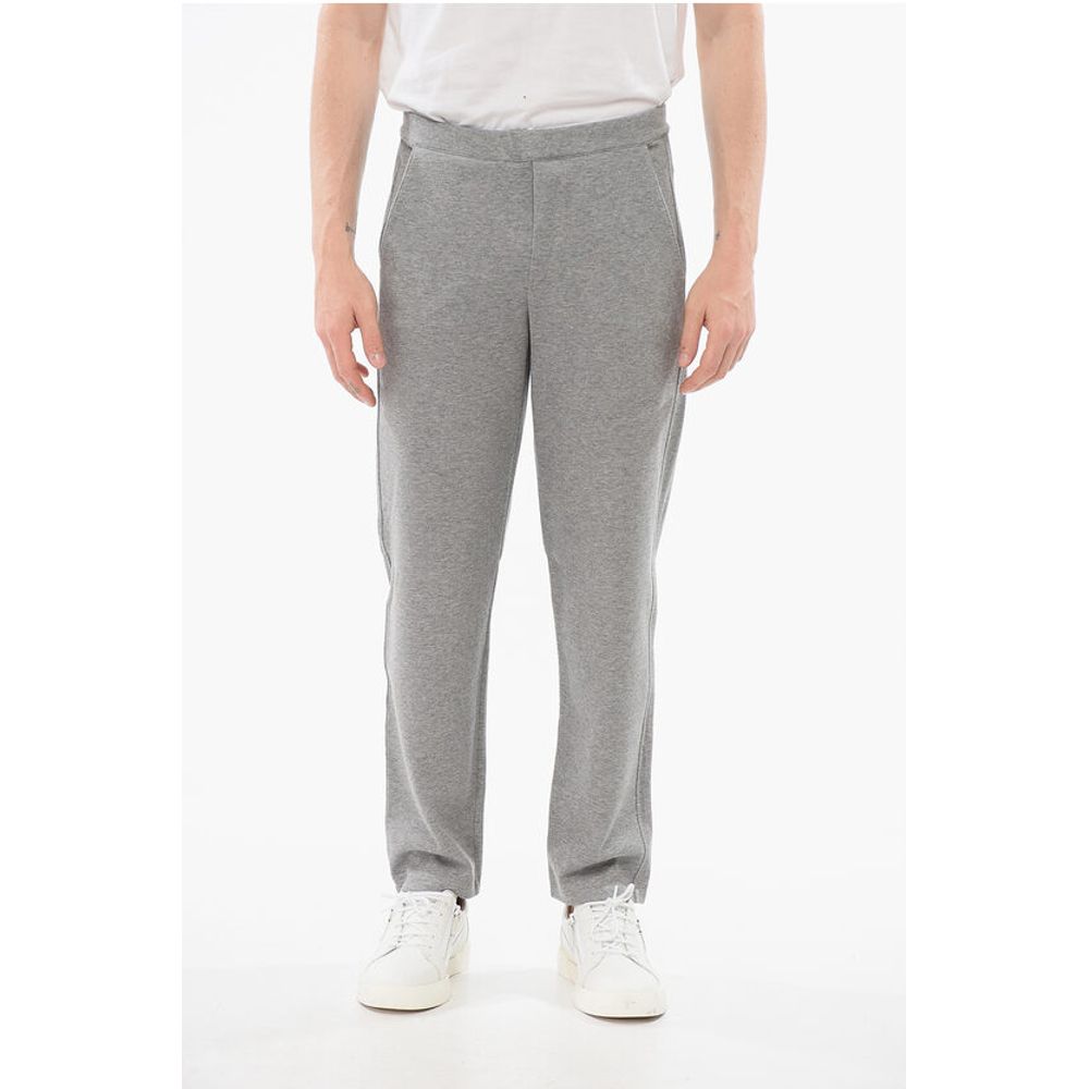 

Джинсы ID Cotton Drawstringed Joggers Corneliani, серый