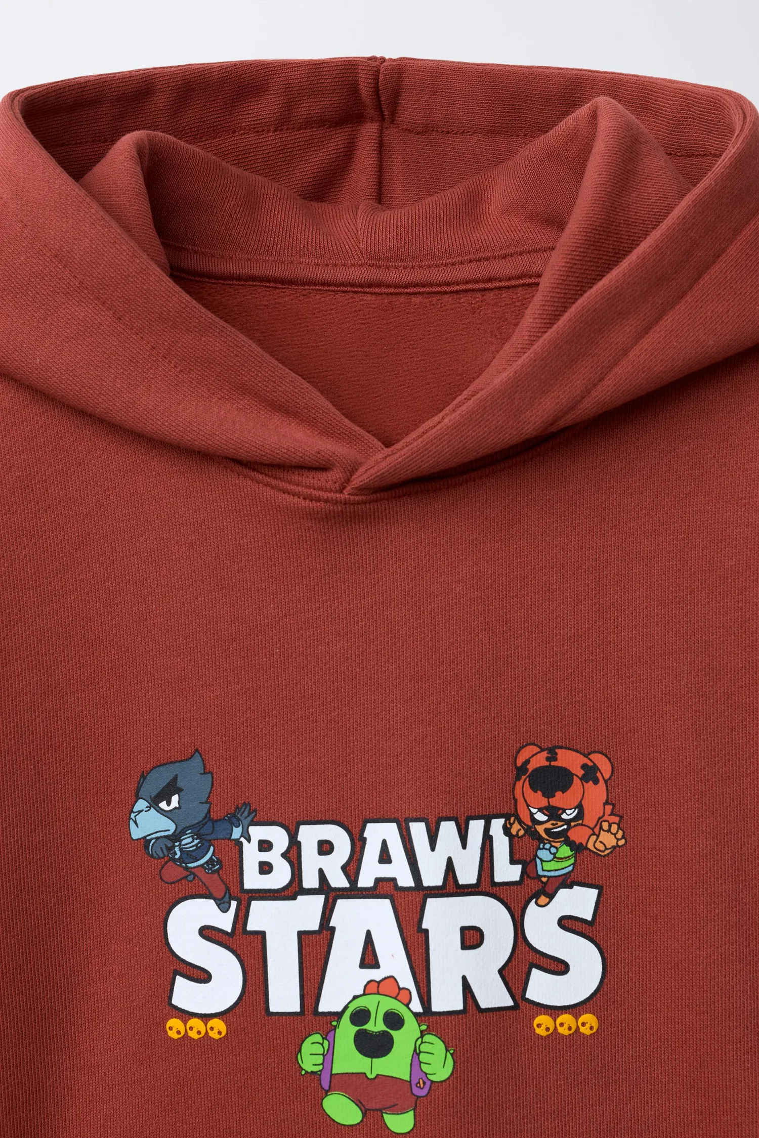 Brawl stars supercell oy hoodie Zara, светло-красный — фото 3