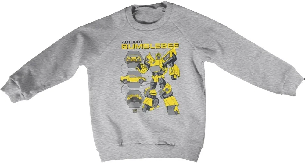 Свитшот детский, Transformers, серый