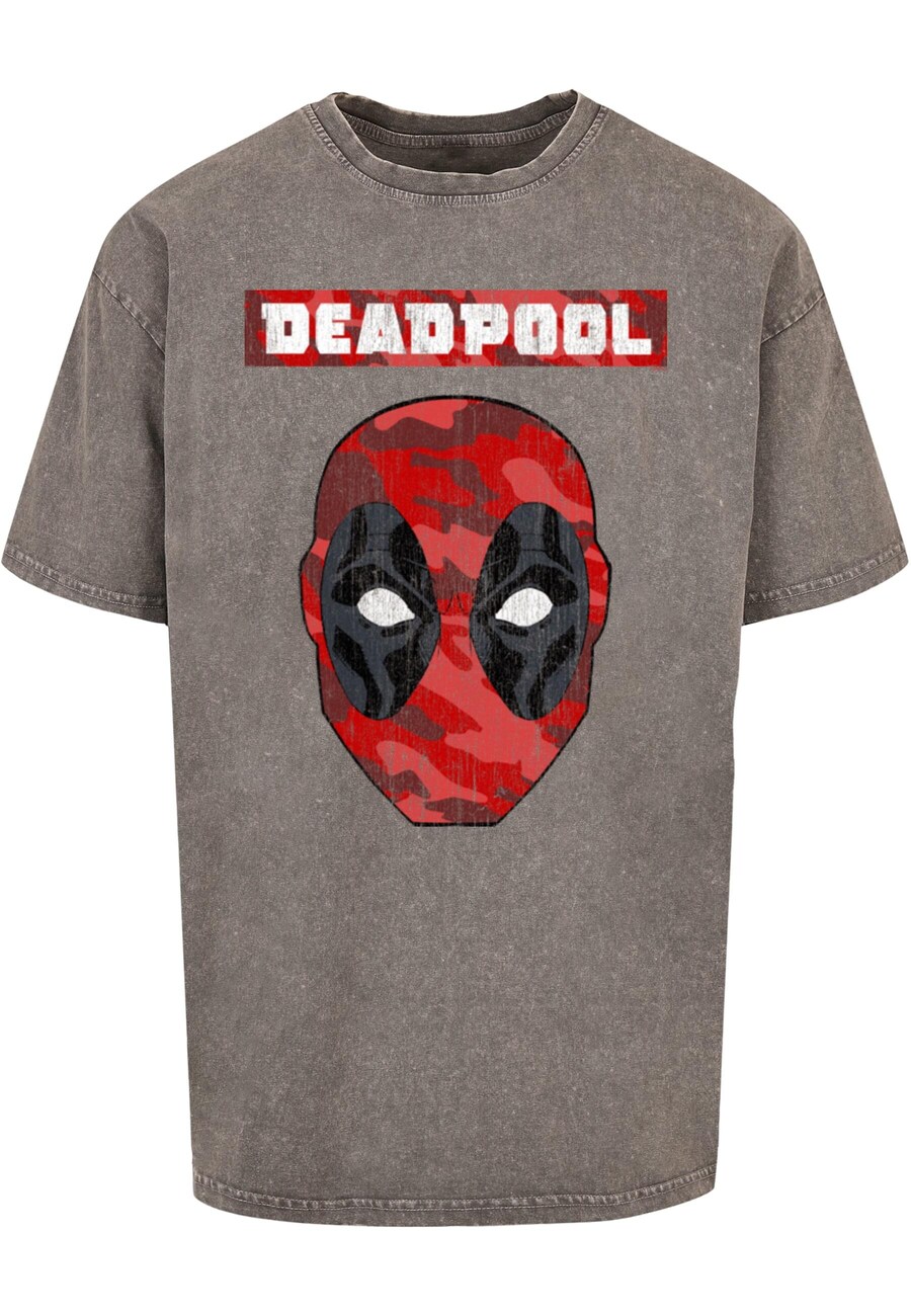 

Рубашка ABSOLUTE CULT Deadpool - Camo Head, цвет Taupe/Dark grey