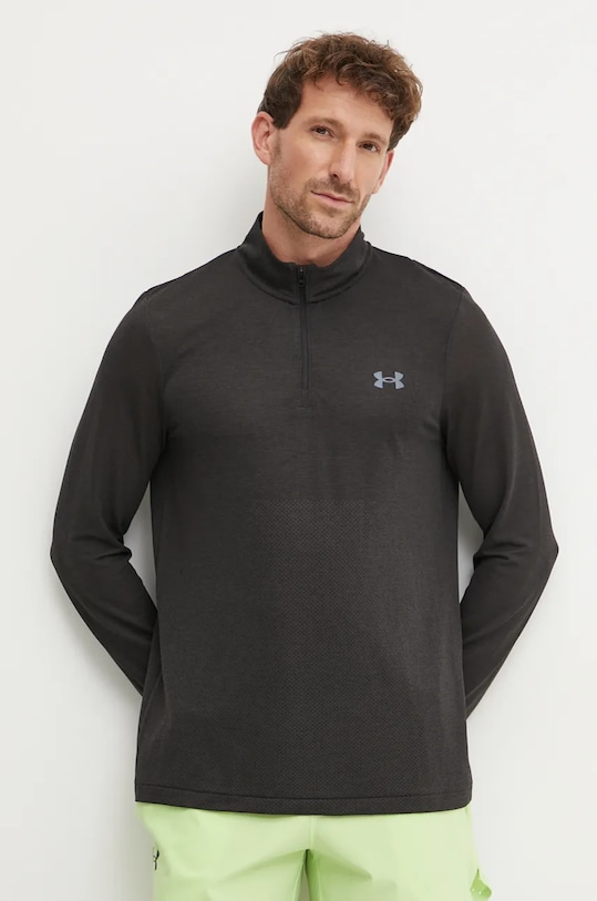 

Беговая толстовка Seamless Stride Under Armour, черный