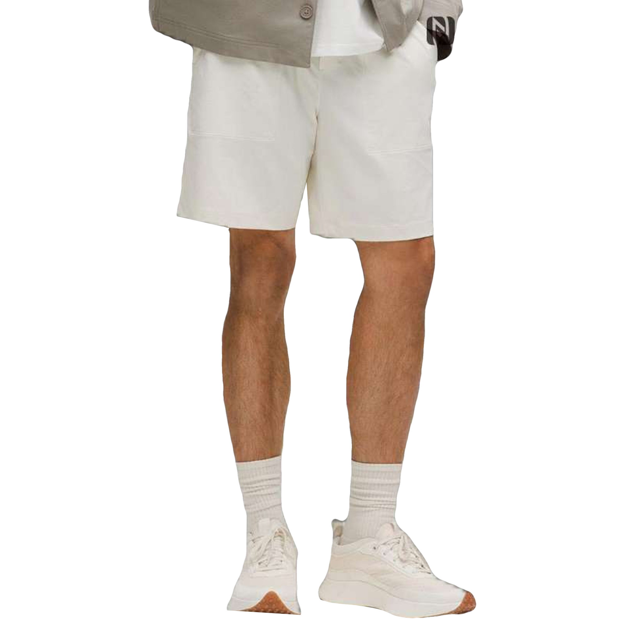 

Шорты повседневные Bowline мужские Lululemon, светло-айвори белый/ltiv