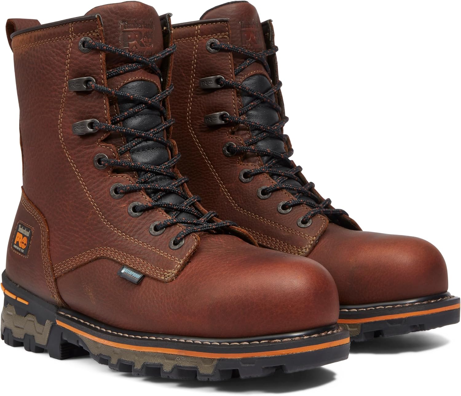 Timberland PRO мужские промышленные рабочие ботинки Boondock 8 Inch Composite Safety Toe Waterproof, Brown — фото 2
